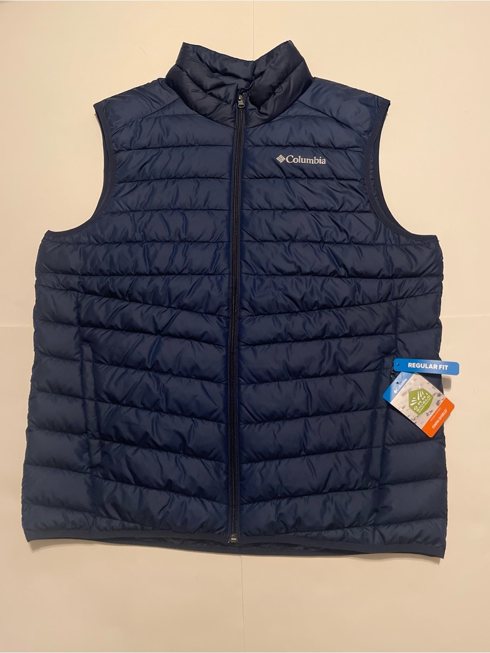 Columbia Men’s Navy Quilted Packable Puffer Vest